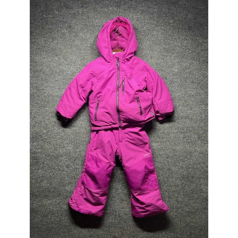 Kamik Harper‎ Kids Pink Size 3-4 Insulated Snow Jacket And Pants Bundle